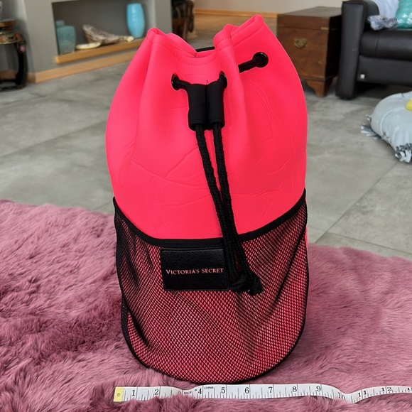 Victoria's Secret Handbags - 3/$12 Victoria Secret pink backpack, foldable neoprene
